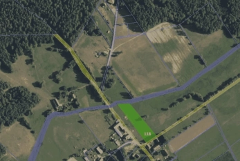 6 km do Jeziora Roś, Zabielne-działka 3 700 m², warunki zabudowy - zdjęcie 1