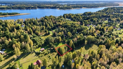 Działka rekreacyjna 1000 m2 nad jeziorem Roś  - zdjęcie 12