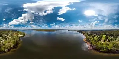 Jezioro Bełdany, wiosna 2020