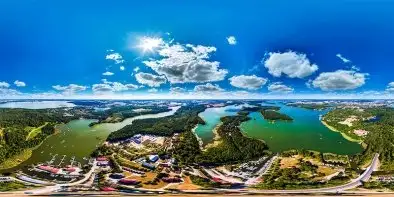 Piękna Góra i jeziora wokół