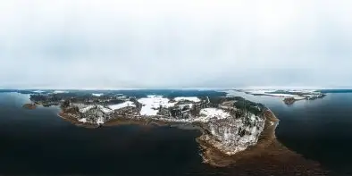 Jezioro Kruklin w zimowej szacie