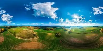 Mazurskie pola przy wsi Sołdany