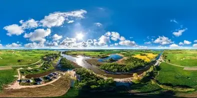 Jezioro Kotek Wielki i kanały Grunwaldzki i Mioduński