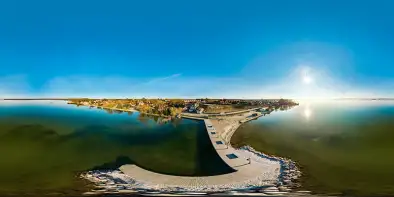 Marina Śniardwy na początku wiosny 2022