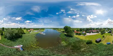 Wieś Górkło i jezioro o tej samej nazwie