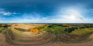Kętrzyn, Wilamowo na jesiennej panoramie