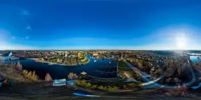 Węgorzewo, rzeka Węgorapa, port Keja