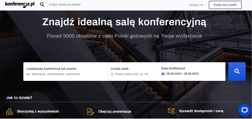 	Wyszukiwarka konferencje.pl