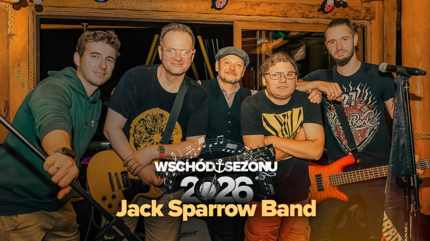 Jack Sparrow Band - będzie magentowo, funkowo i energicznie - to właśnie z nimi otworzymy sezon 2026!