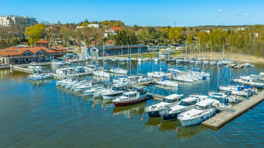 Port Pttk Wilkasy nad jeziorem Niegocin