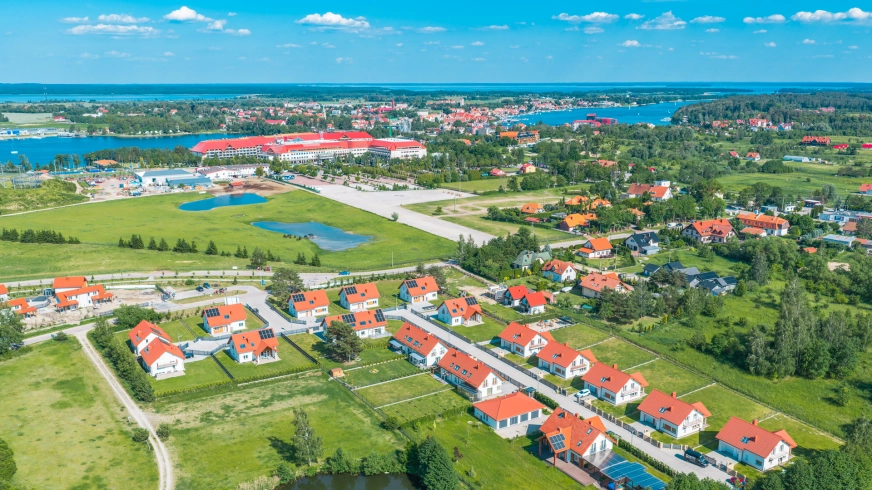 Etap I, lokalizacja przy samych Mikołajkach