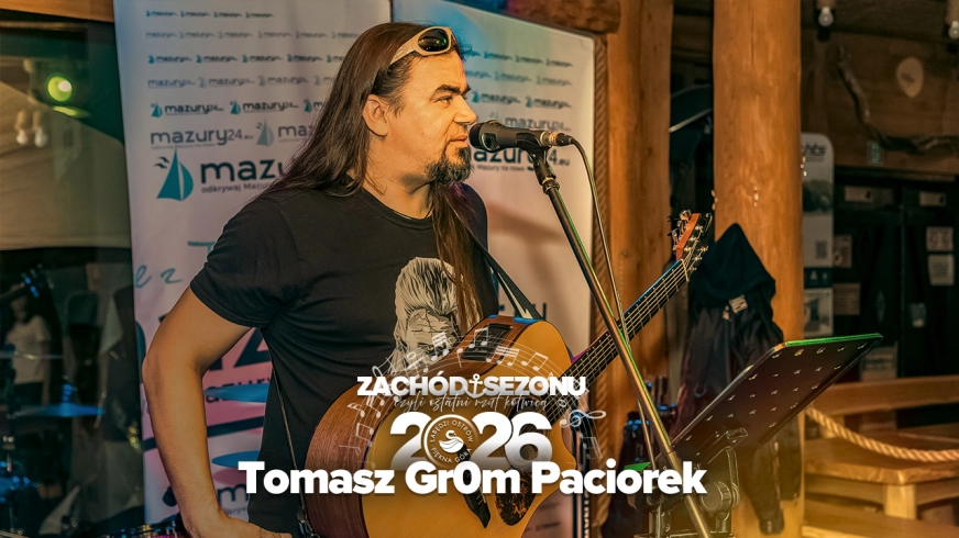 Tomasz Gr0m Paciorek, czyli stand-up żeglarski przeplatany muzyką :)