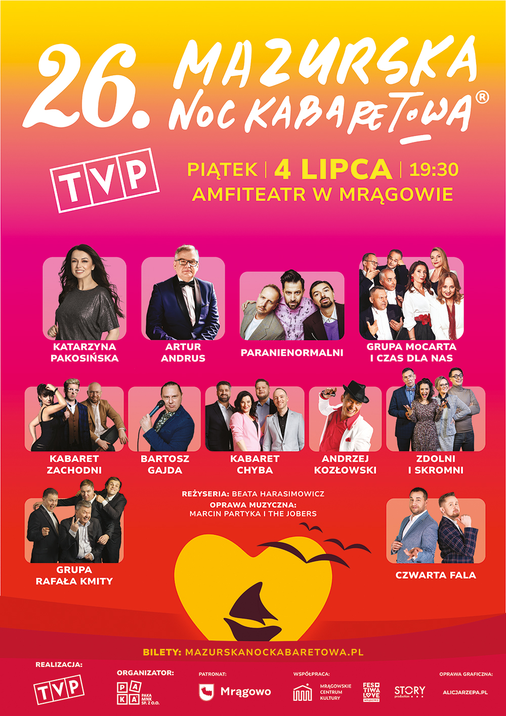 Powraca Mazurska Noc Kabaretowa. Rejs Miłości już 4 lipca w TVP2 