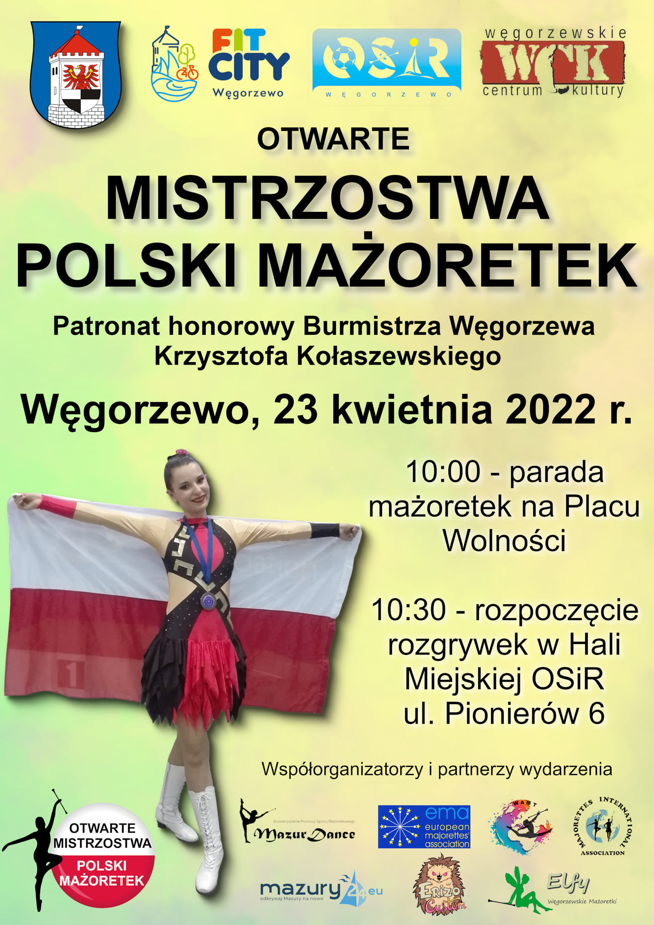 Mistrzostwa Polski Mażoretek na Mazurach