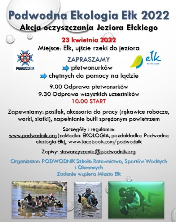 Posprzątają jezioro Ełckie