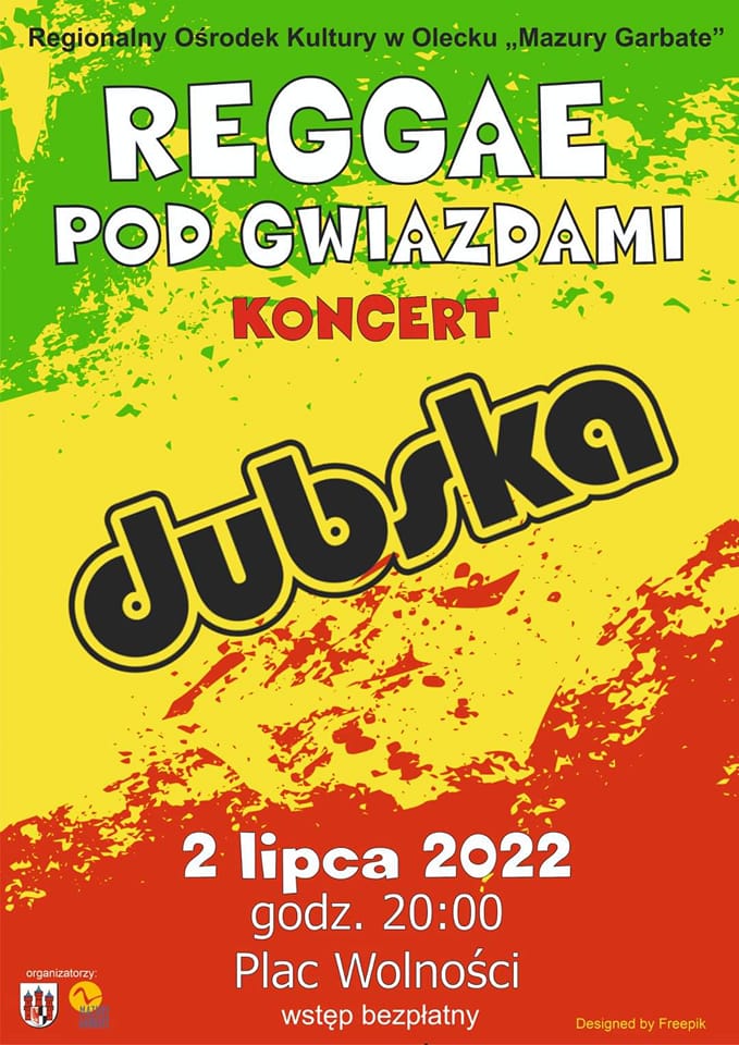 Koncert Reggae. Dubska w Olecku