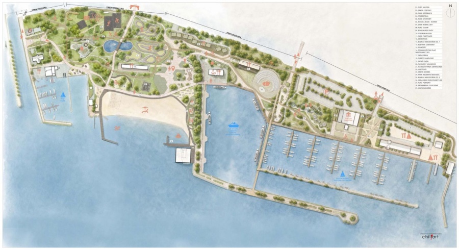 Giżycko przedstawia przełomową koncepcję zagospodarowania Plaży Miejskiej