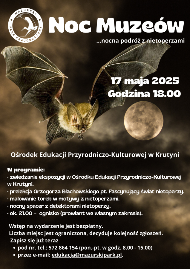 Noc z nietoperzami na Mazurach. To trzeba zobaczyć