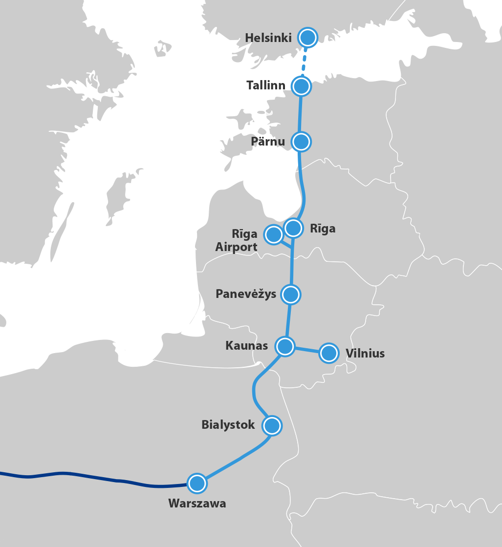 Budowa Rail Baltica na Mazurach coraz bliżej