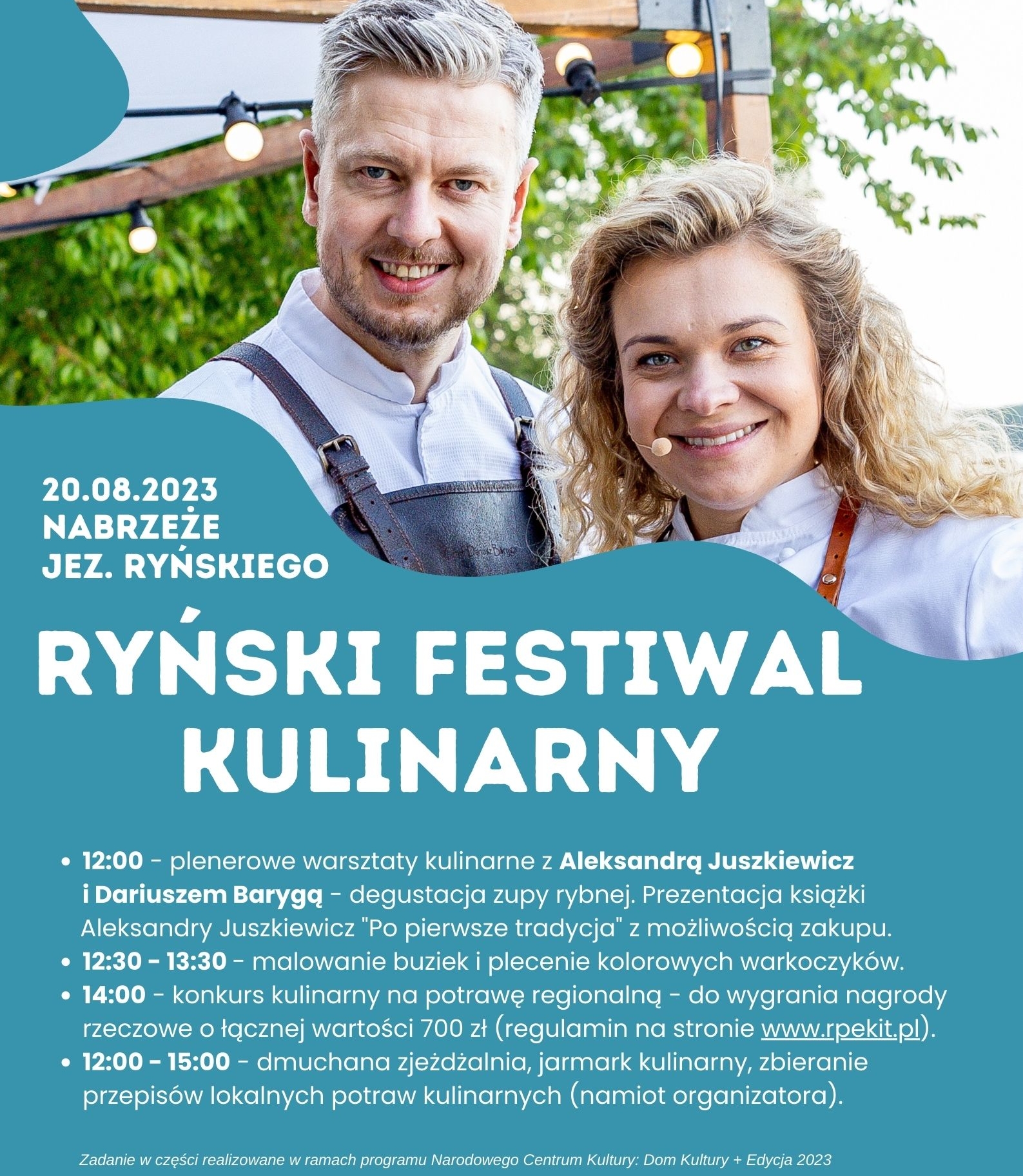 Ryn na Mazurach zaprasza na koncert i festiwal kulinarny