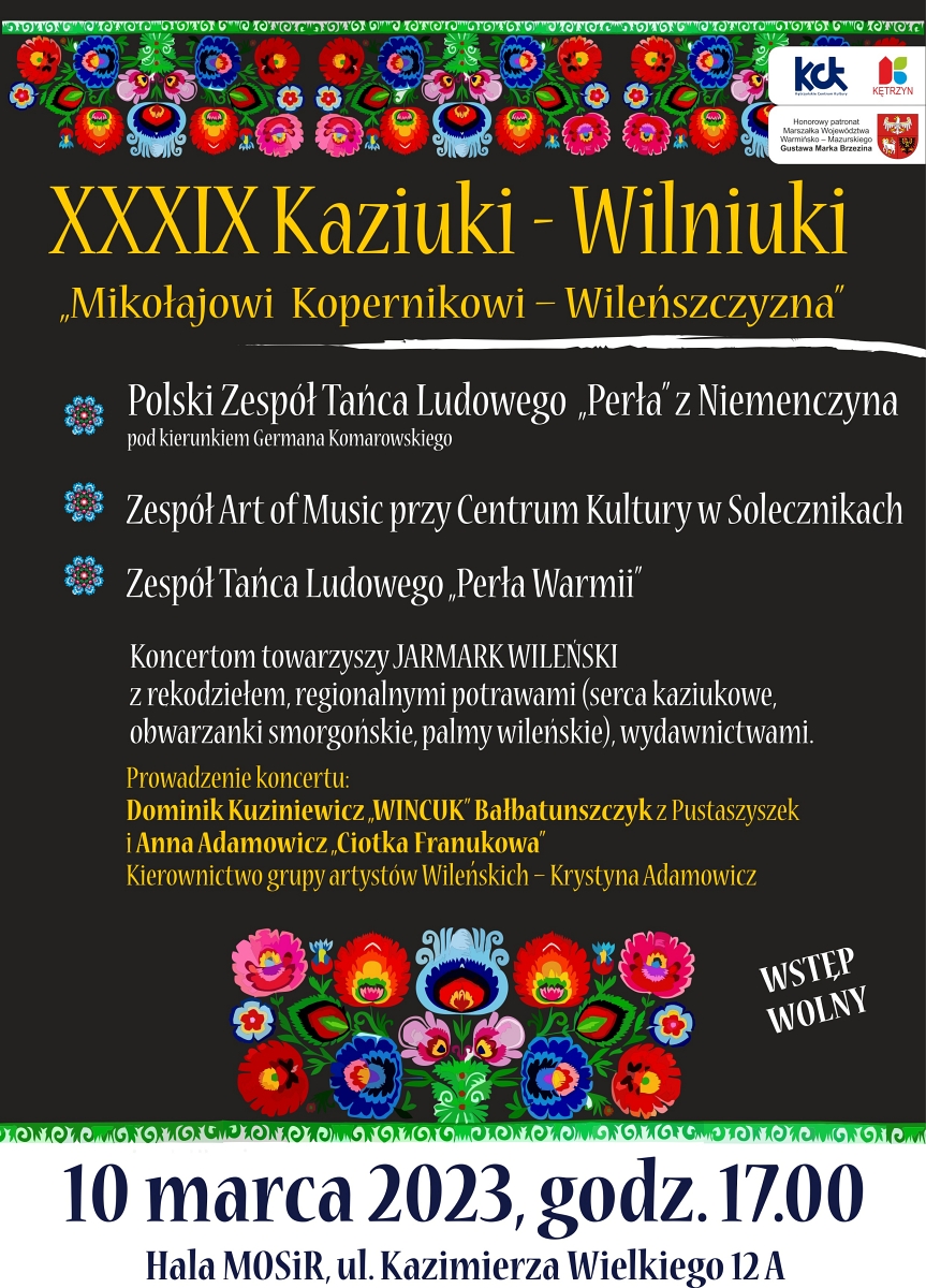 Festiwal kultury wileńskiej po raz 39. zawita do Kętrzyna