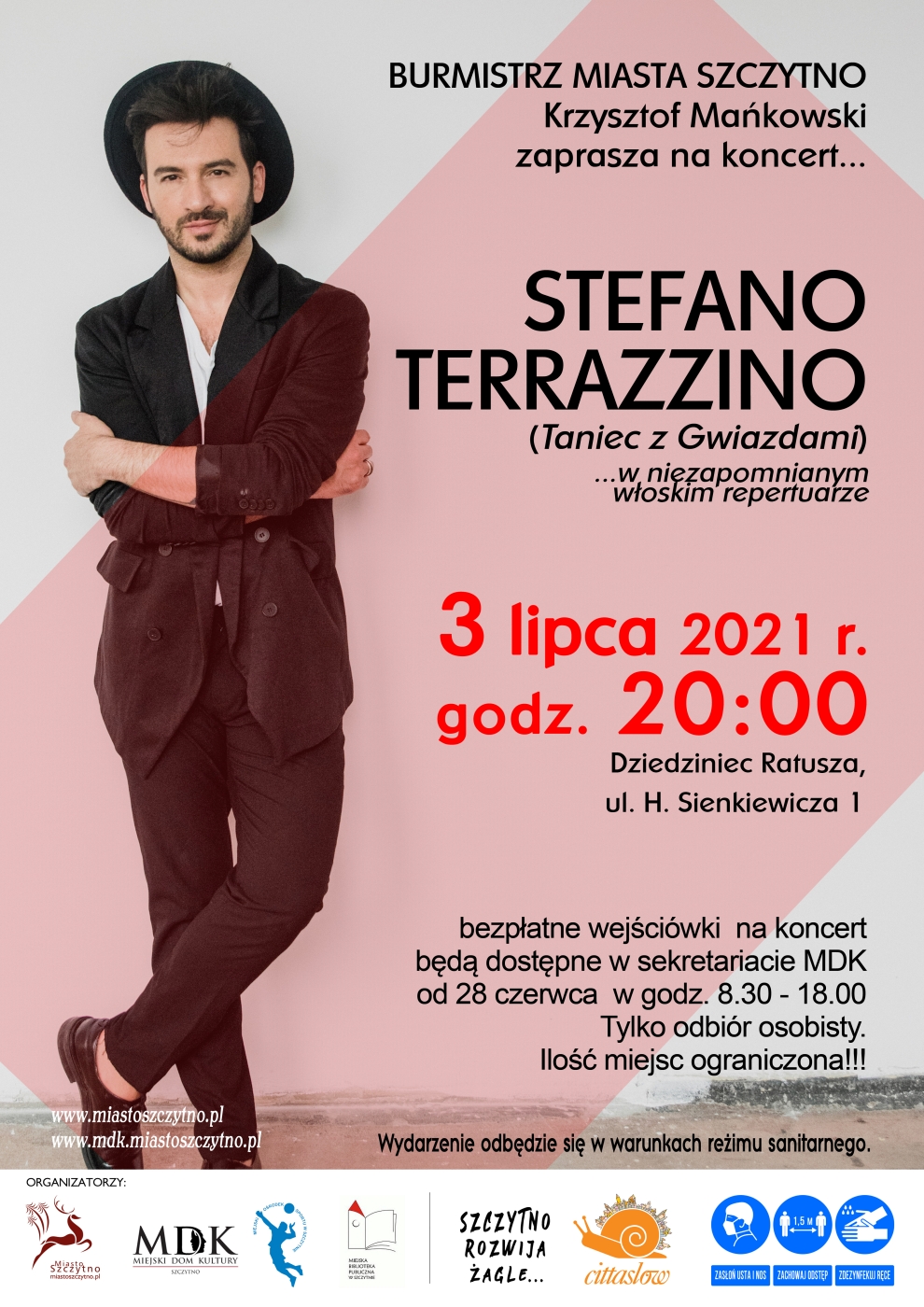 Koncert Muzyki Włoskiej - Stefano Terrazzino w Szczytnie