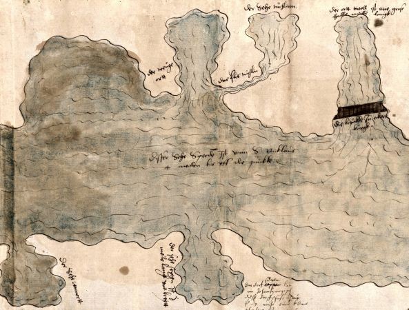 To najstarsza mapa Mazur. Pokazuje, jak przebiegały szlaki wodne