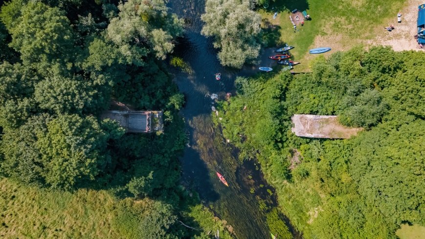 Spływ kajakowy - rzeka Krutynia - zdjęcie 1