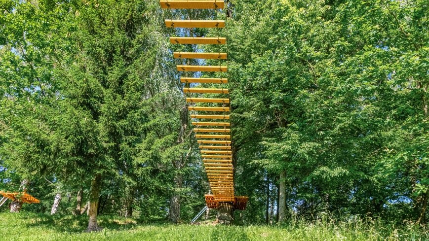 Park Linowy na śluzie w Leśniewie Górnym - zdjęcie 1