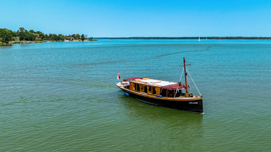 Rejs parostatkiem Melanie po Mazurach - zdjęcie 1