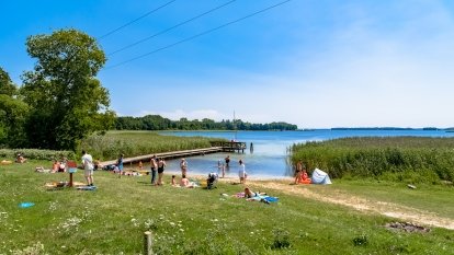 Parking dla rowerów - plaża