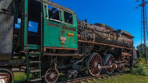 Zabytkowy parowóz OL-49 - zdjęcie 3