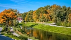 Spływ kajakowy - rzeka Łyna - zdjęcie 10