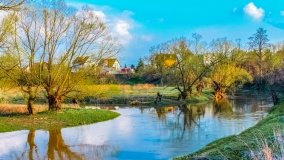 Spływ kajakowy - rzeka Łyna - zdjęcie 5