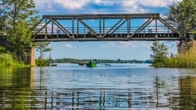 Spływ kajakowy - rzeka Orzysza - zdjęcie 7