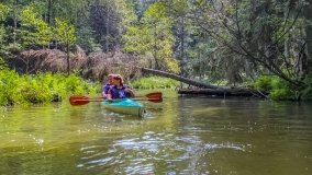 Spływ kajakowy - rzeka Struga Krawno - zdjęcie 3