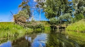 Spływ kajakowy - rzeka Węgorapa - zdjęcie 7