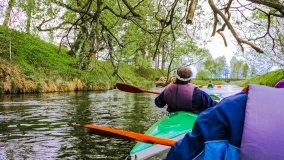 Spływ kajakowy - rzeka Węgorapa - zdjęcie 2
