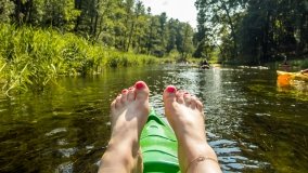 Spływ kajakowy - rzeka Krutynia - zdjęcie 34